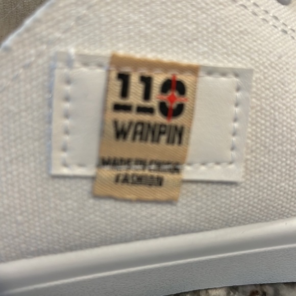 NEW lightweight white canvas sneakers mules slip-on - Picture 7 of 7